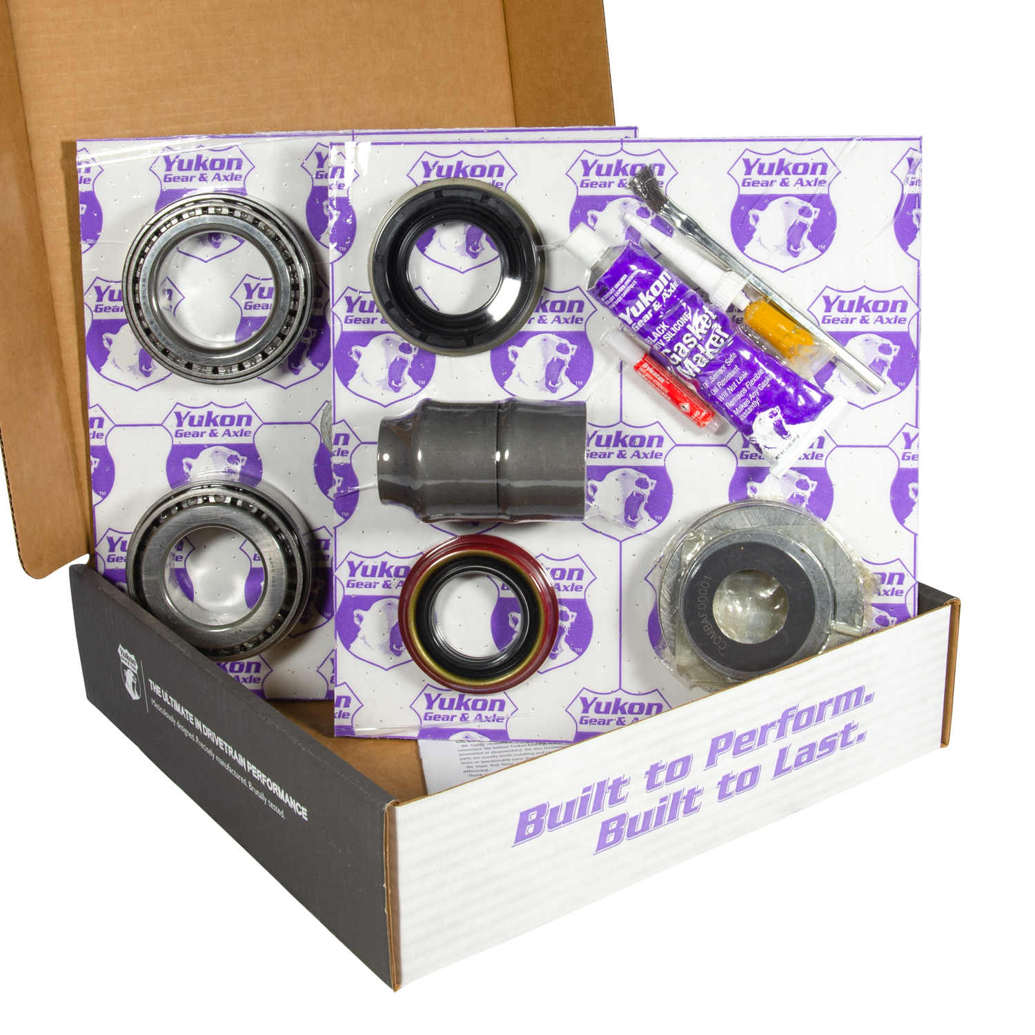 9.75" Ford 4.11 Rear Ring & Pinion, Install Kit, 2.53" OD Axle Bearings & Seal