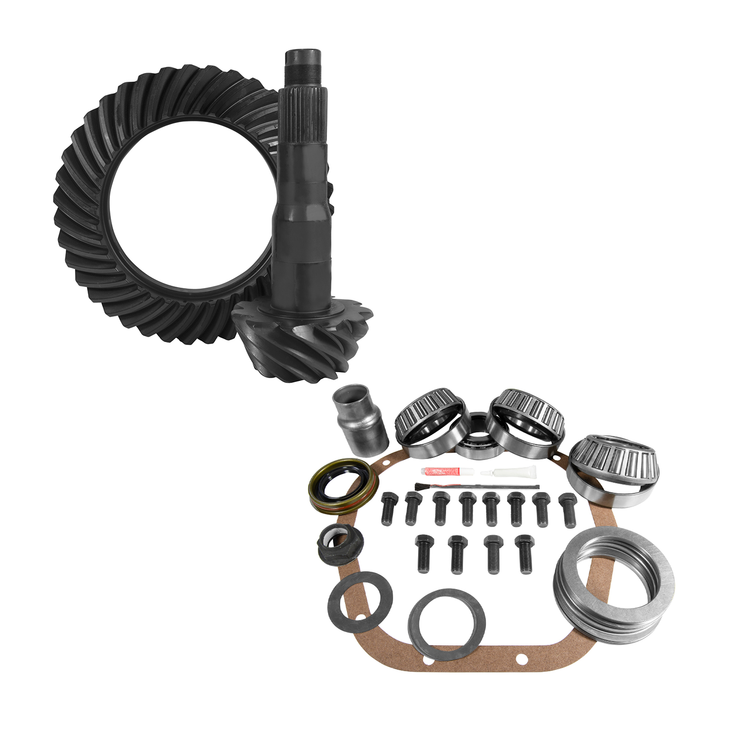 10.5" Ford 4.56 Rear Ring & Pinion and Install Kit