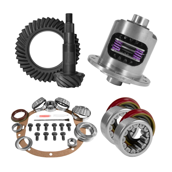 8.6" GM 4.11 Rear Ring & Pinion, Install Kit, 30spl Posi, Axle Bearings & Seals