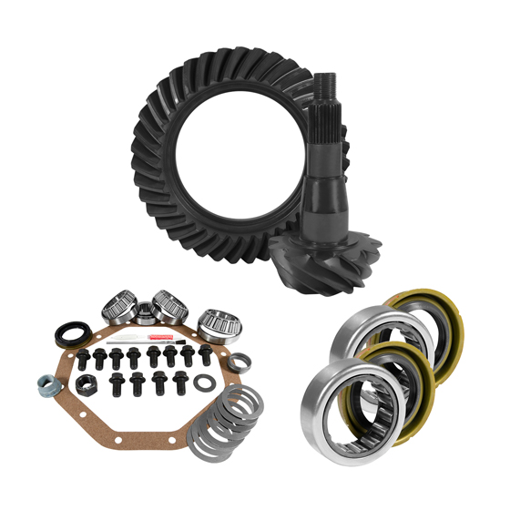 ZF 9.25" CHY 3.91 Rear Ring & Pinion, Install Kit, Axle Bearings & Seal