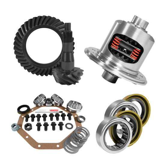 ZF 9.25" CHY 3.55 Rear Ring & Pinion, Install Kit, Posi, Axle Bearings & Seals