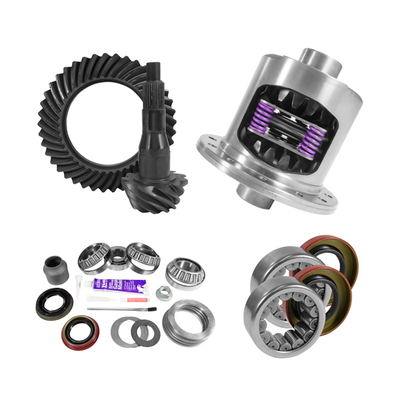 9.75" Ford 3.55 Rear Ring & Pinion, Install Kit, 34spl Posi, 2.99" Axle Bearing