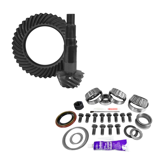 11.25" Dana 80 4.11 Rear Ring & Pinion, Install Kit, 4.125" OD Head Bearing