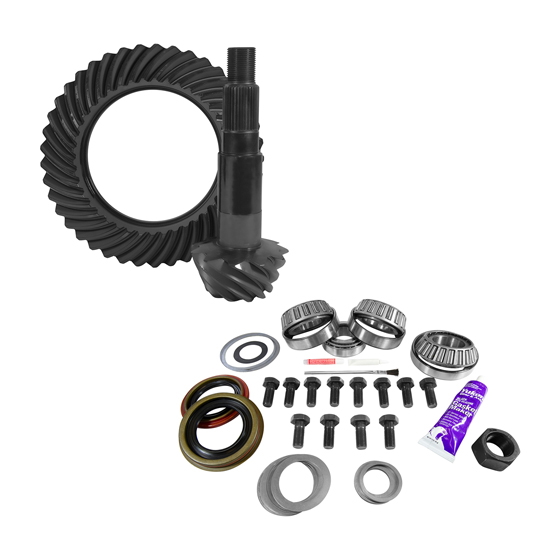 11.25" Dana 80 4.11 Rear Ring & Pinion, Install Kit, 4.375" OD Head Bearing