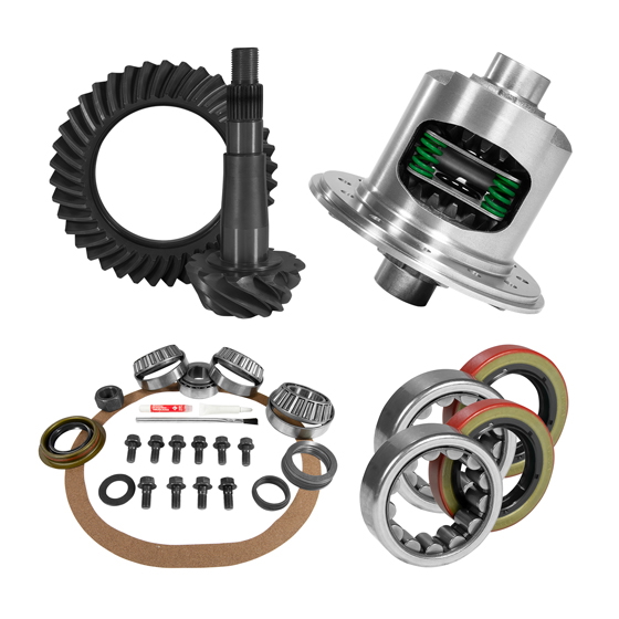 8.25" CHY 3.07 Rear Ring & Pinion, Install Kit, Posi, 1.618" ID Axle Bearings