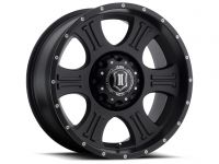 ICON Alloys Shield, Satin Black, 20 x 9 / 5 x 150, 16mm Offset, 5.625" BS