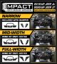 ICON Impact Armor '18-Up JL & '20-Up JT Wrangler Full Mid Bumper Wing Kit, Front