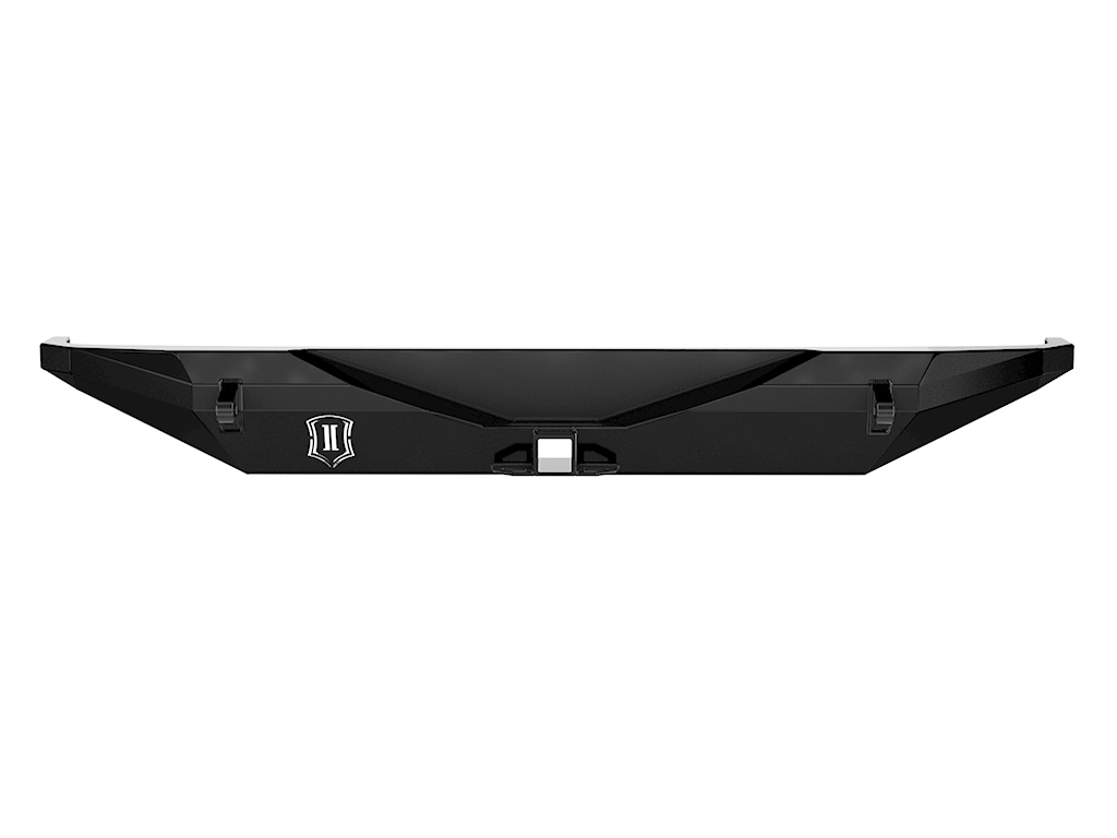 ICON Impact Armor 2018-Up Jeep Wrangler JL Pro Series Rear Bumper w/Hitch & Tabs