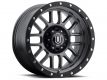 ICON Alloys Alpha, Gun Metal, 17 x 8.5 / 5 x 5, 0mm Offset, 4.75" BS