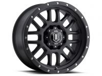 ICON Alloys Alpha, Satin Black, 20 x 9 / 5 x 150, 16mm Offset, 5.625" BS