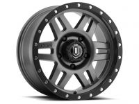 ICON Alloys Six Speed, Gun Metal, 17 x 8.5 / 5 x 150, 25mm Offset, 5.75" BS