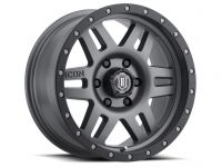 ICON Alloys Six Speed, Titanium, 17 x 8.5 / 5 x 5, -6mm Offset, 4.5" BS