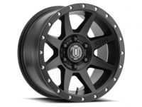 ICON Alloys Rebound, Satin Black, 17 x 8.5 / 5 x 150, 25mm Offset, 5.75" BS