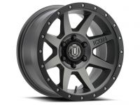 ICON Alloys Rebound, Titanium, 17 x 8.5 / 6 x 135, 6mm Offset, 5" BS