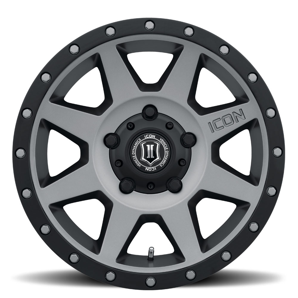 ICON Alloys Rebound, Titanium, 18 x 9 / 5 x 150, 25mm Offset, 6" BS