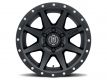 ICON Alloys Rebound, Satin Black, 18 x 9 / 6 x 135, 6mm Offset, 5.25" BS