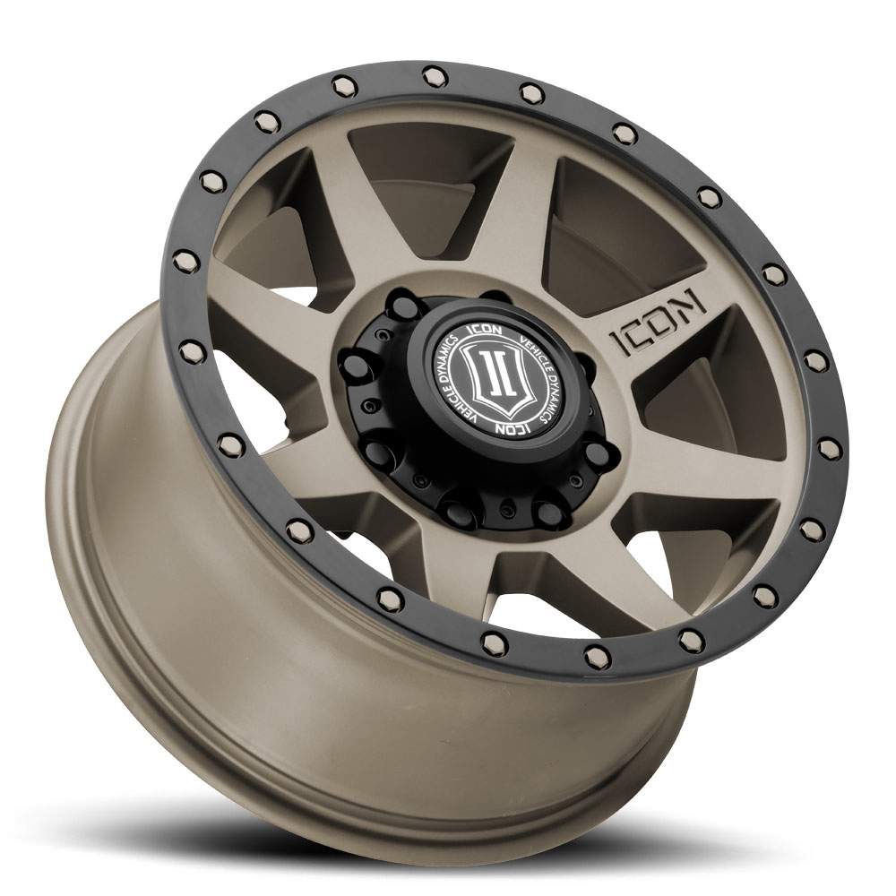 ICON Alloys Rebound HD, Bronze, 18 x 9 / 8 x 6.5, 12mm Offset, 5.25" BS