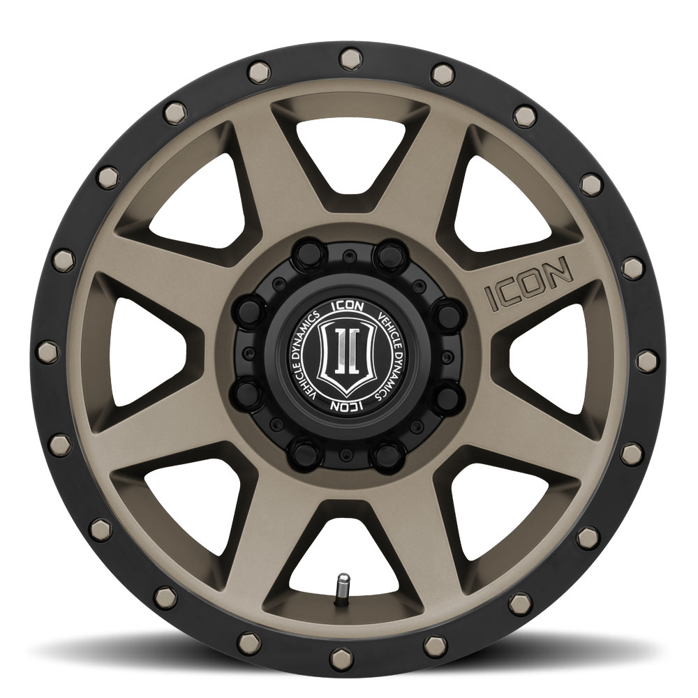 ICON Alloys Rebound HD, Bronze, 18 x 9 / 8 x 6.5, 12mm Offset, 5.25" BS