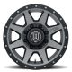ICON Alloys Rebound HD, Titanium, 18 x 9 / 8 x 170, 6mm Offset, 5.25" BS