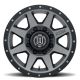 ICON Alloys Rebound HD, Titanium, 18 x 9 / 8 x 170, 6mm Offset, 5.25" BS