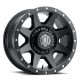 ICON Alloys Rebound HD, Satin Black, 18 x 9 / 8 x 180, 12mm Offset, 5.5" BS