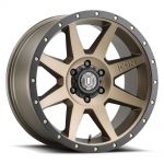 ICON Alloys Rebound, Bronze, 20 x 9 / 5 x 150, 16mm Offset, 5.625" BS