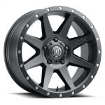 ICON Alloys Rebound, Satin Black, 20 x 9 / 5 x 150, 16mm Offset, 5.625" BS