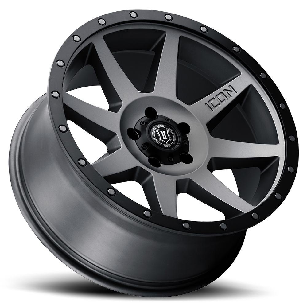 ICON Alloys Rebound, Titanium, 20 x 9 / 5 x 150, 16mm Offset, 5.625" BS