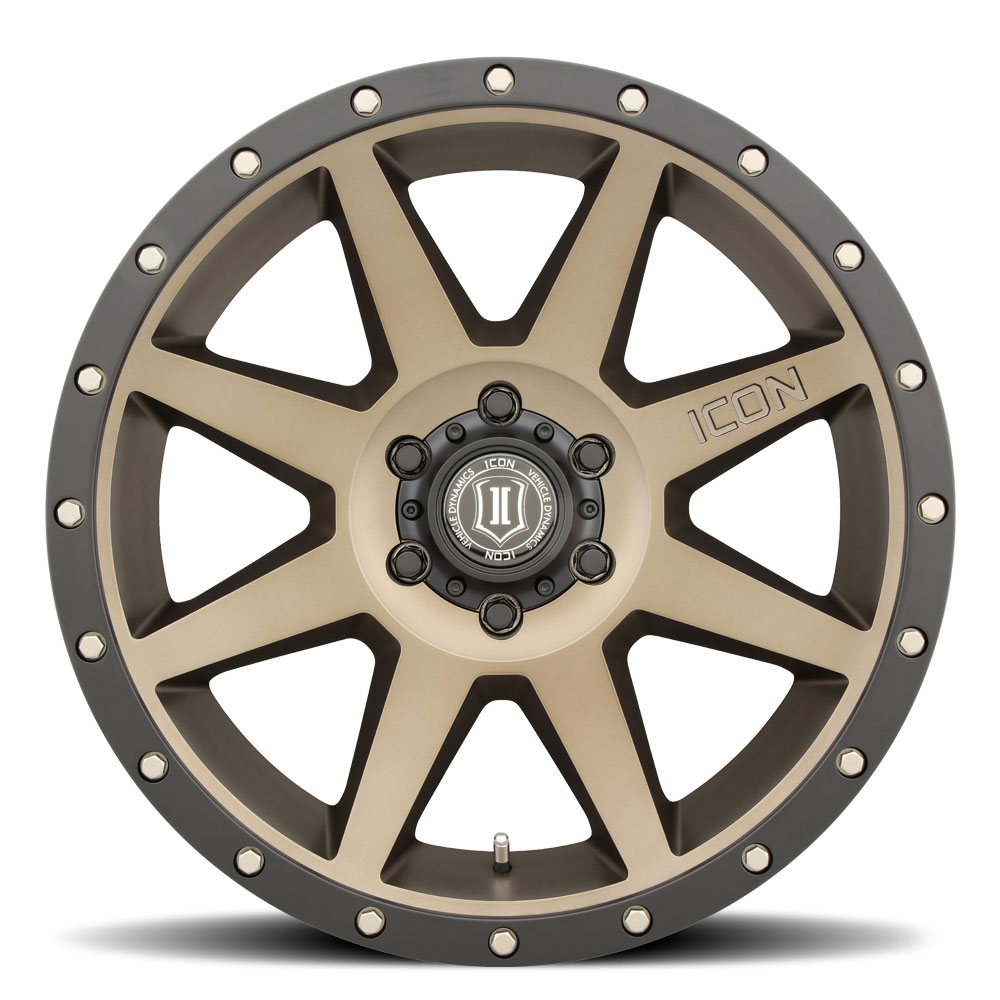 ICON Alloys Rebound, Bronze, 20 x 9 / 5 x 5, -12mm Offset, 4.5" BS