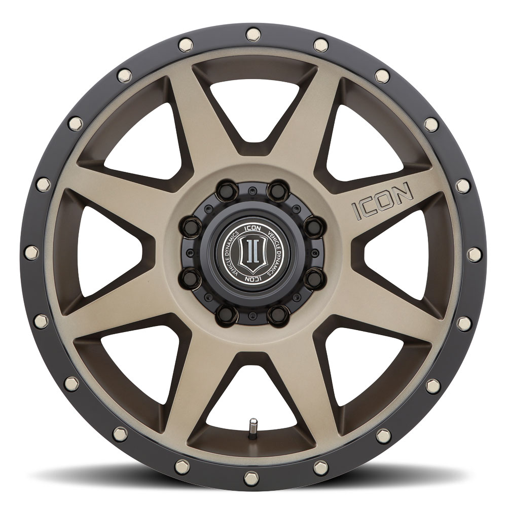 ICON Alloys Rebound, Bronze, 20 x 9 / 8 x 6.5, 12mm Offset, 5.5" BS