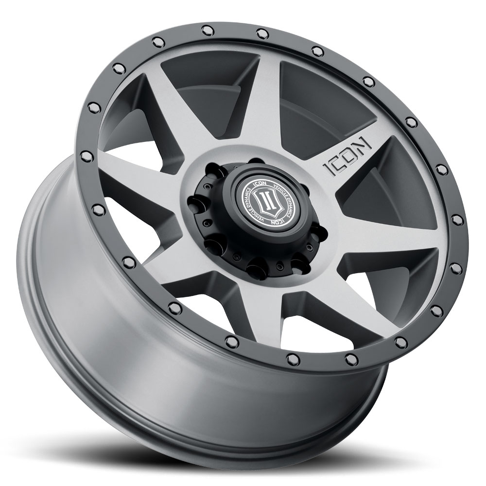 ICON Alloys Rebound, Titanium, 20 x 9 / 8 x 6.5, 12mm Offset, 5.5" BS