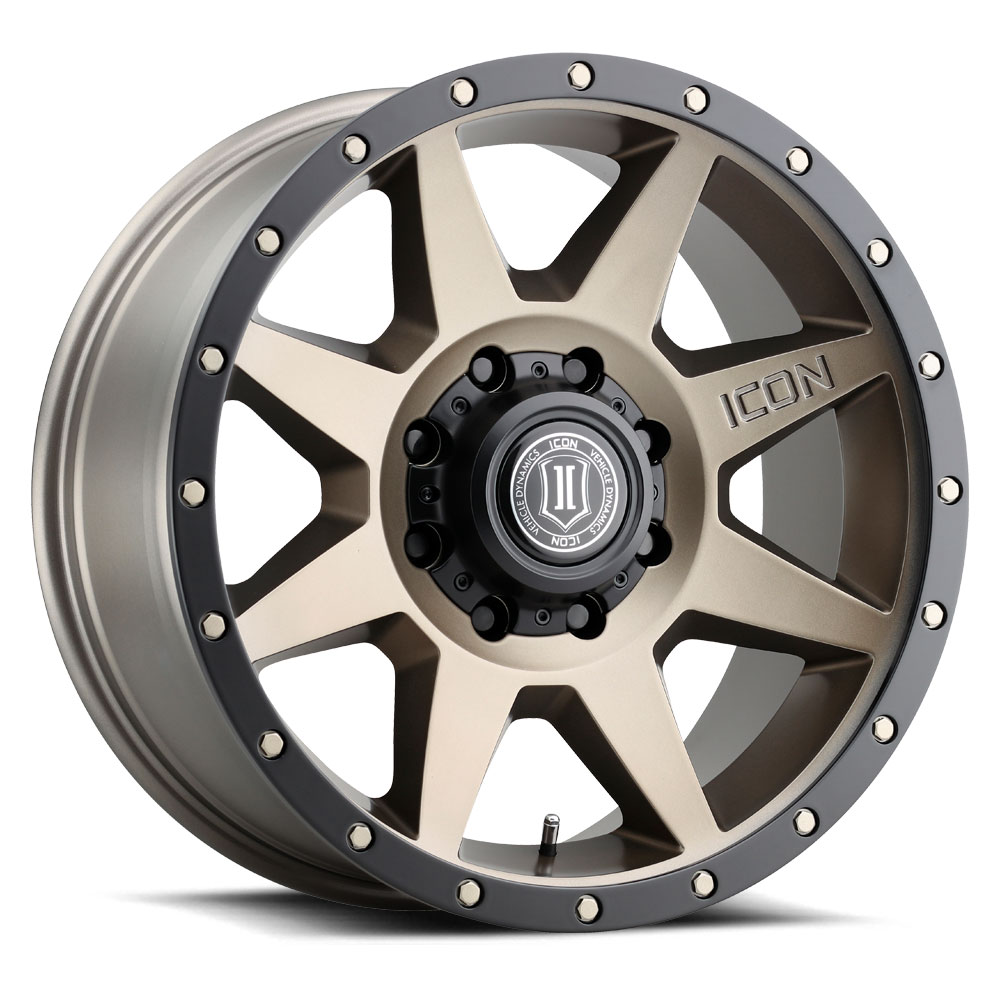 ICON Alloys Rebound, Bronze, 20 x 9 / 8 x 170, 6mm Offset, 5.25" BS