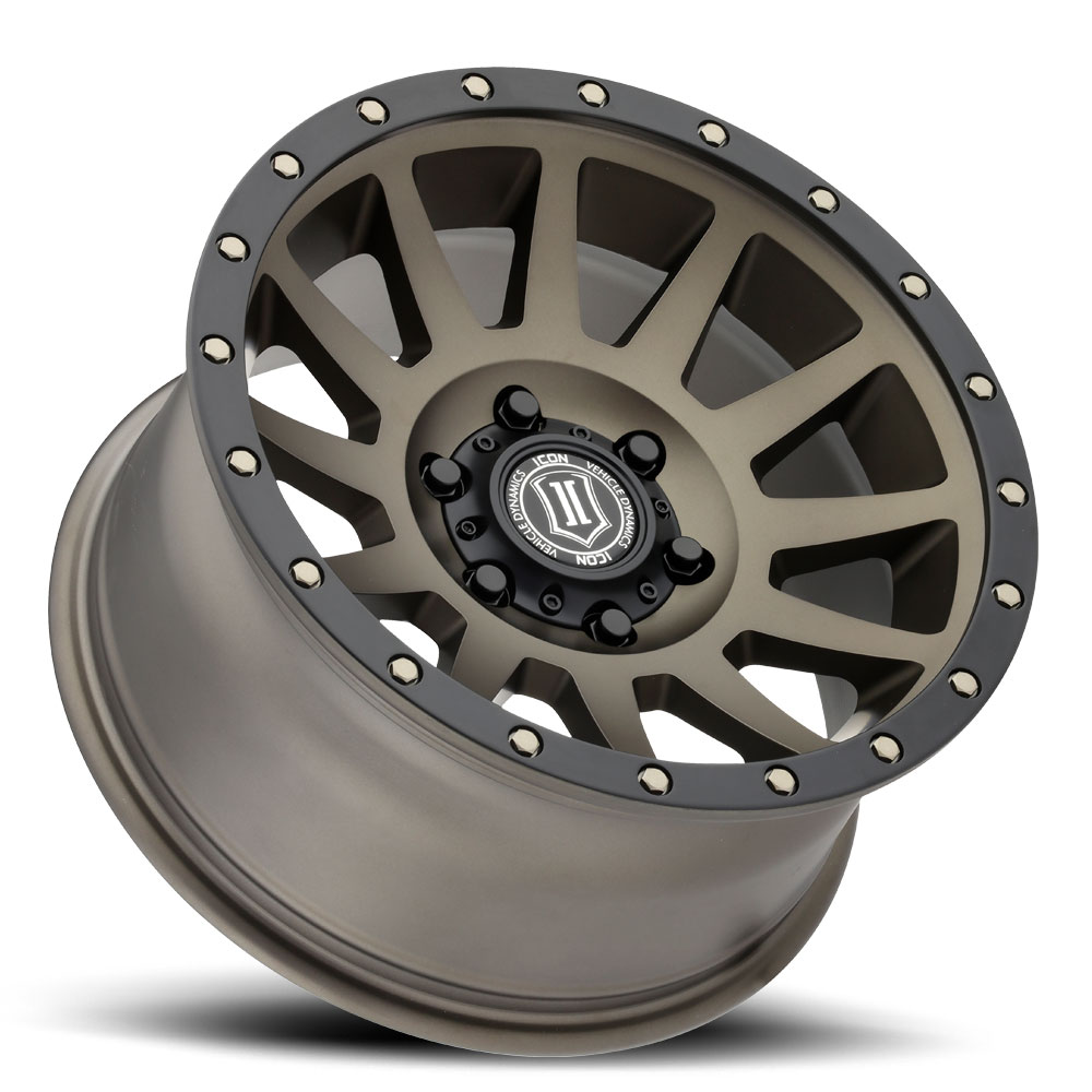 ICON Alloys Compression, Bronze, 18 x 9 / 5 x 150, 25mm Offset, 6" BS