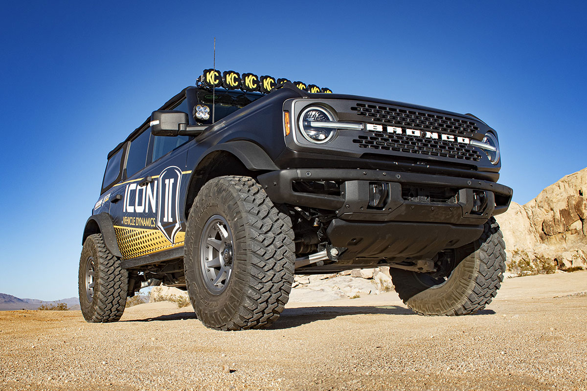 ICON 2021-2023 Ford Bronco, Front, 1.5-4” Lift, 2.5 VS RR Coilover Kit