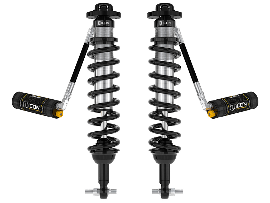 ICON 2021-2023 Ford Bronco, Front, 1.5-4” Lift, V.S. 2.5 Series Coilover Kit, Remote Reservoir w/ CDCV