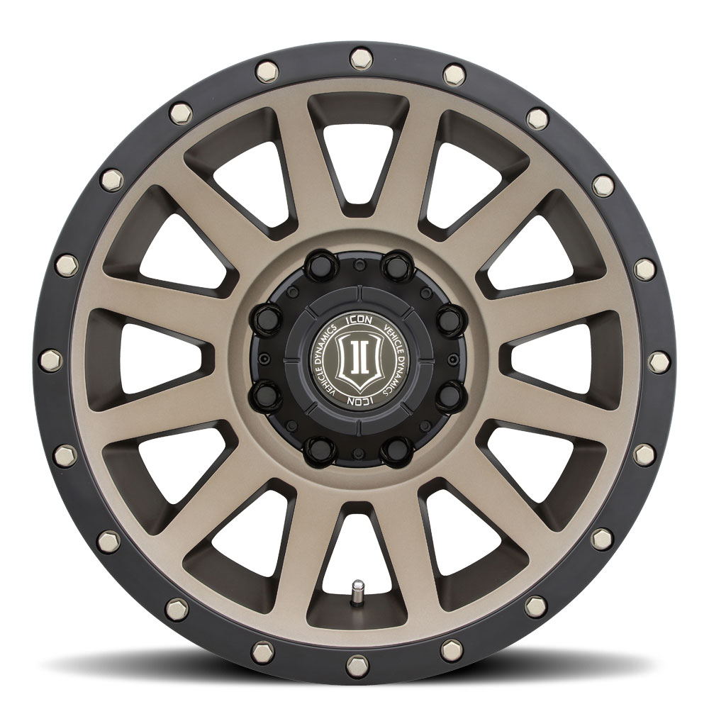 ICON Alloys Compression HD, Bronze, 18 x 9 / 8 x 170, 6mm Offset, 5.25" BS