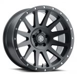 ICON Alloys Compression, Satin Black, 20 x 10 / 5 x 5, -12mm Offset, 5" BS