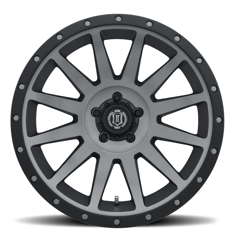 ICON Alloys Compression, Titanium, 20 x 10 / 6 x 5.5, -19mm Offset, 4.75" BS