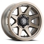 ICON Alloys Rebound Pro, Bronze, 17 x 8.5 / 5 x 4.5, 0mm Offset, 4.75" BS