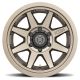 ICON Alloys Rebound Pro, Bronze, 17 x 8.5 / 5 x 4.5, 0mm Offset, 4.75" BS