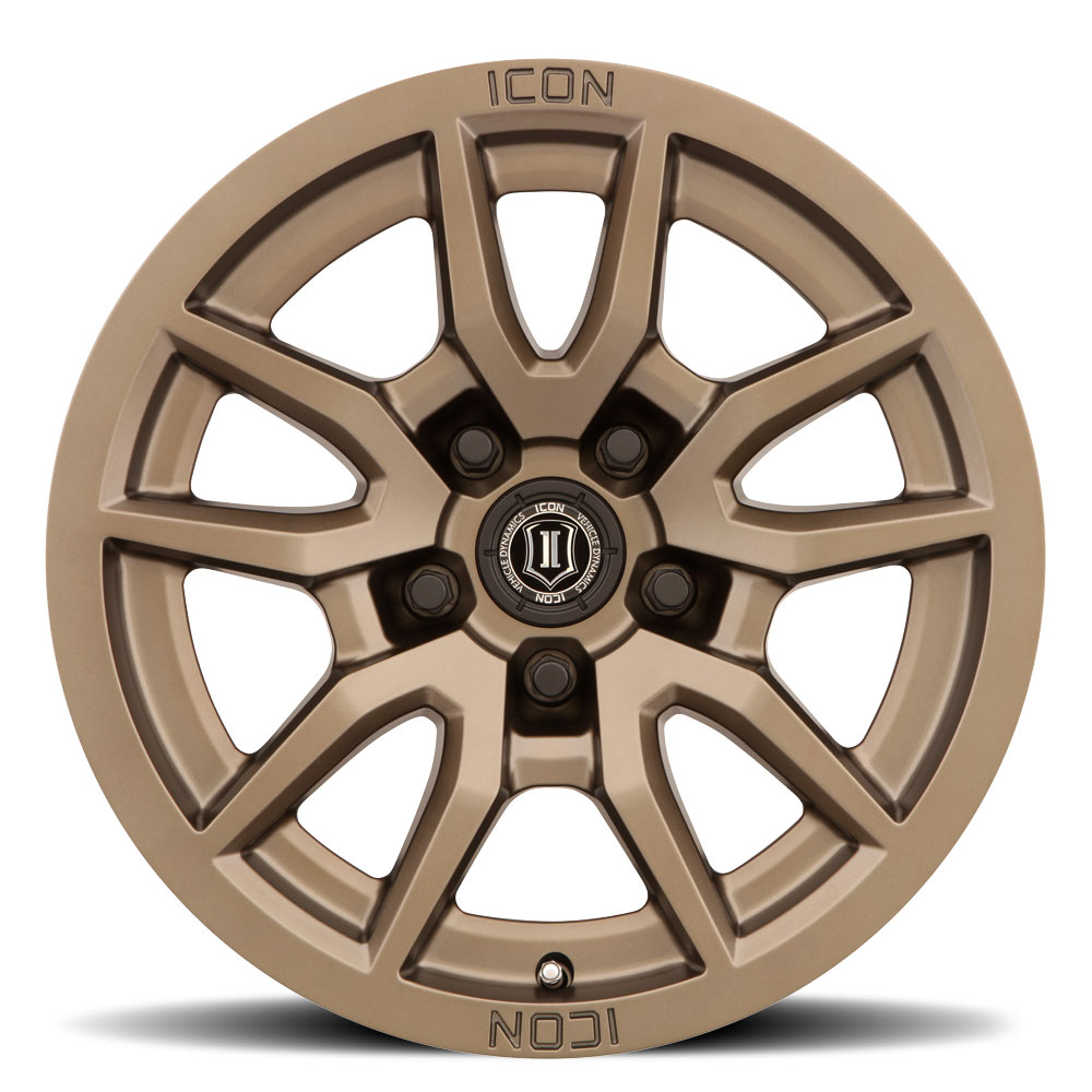 ICON Alloys Vector 5, Bronze, 17 x 8.5 / 5 x 150, 25mm Offset, 5.75" BS