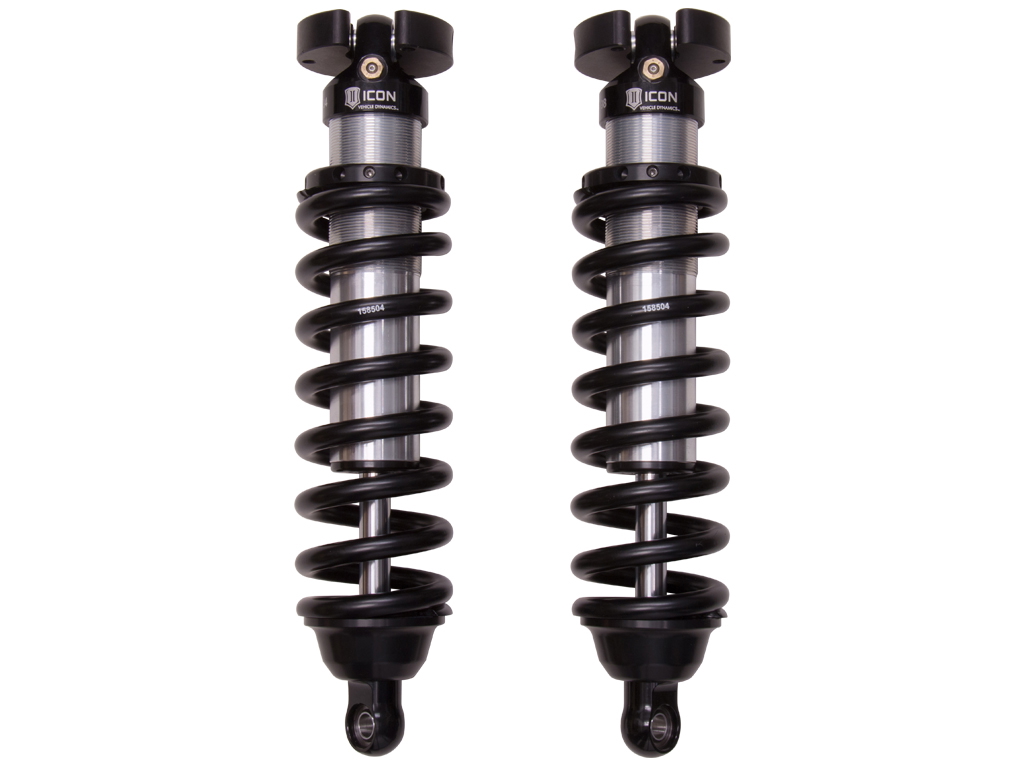 ICON 1996-2004 Toyota Tacoma/1996-2002 Toyota 4Runner, 0-3" Lift, Front, V.S. 2.5 Series Coilover Kit, Extended Travel, Internal Reservoir