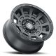 ICON Alloys Thrust, Satin Black, 17 x 8.5 / 5 x 4.5, 0mm Offset, 4.75" BS