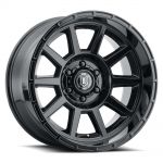 ICON Alloys Recoil, Gloss Black, 20 x 10 / 6 x 5.5, -24mm Offset, 4.5" BS
