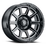 ICON Alloys Recoil, Gloss Black w/Milled Windows, 20x10/6x5.5, -24mm OS, 4.5" BS