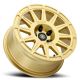 ICON Alloys Ricochet, Gloss Gold, 17 x 8 / 5 x 4.5, 38mm Offset, 6" BS