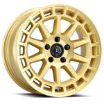 ICON Alloys Journey, Gloss Gold, 17 x 8 / 5 x 4.5, 38mm Offset, 6" BS