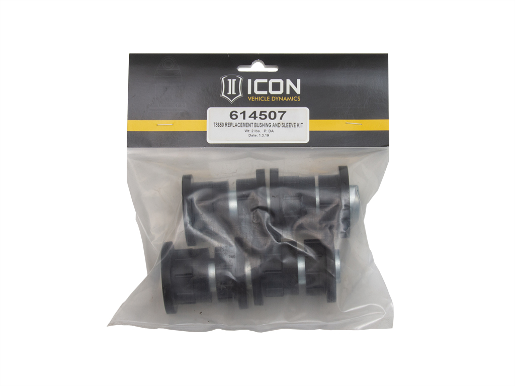 ICON 2015-2022 Chevrolet Colorado/GMC Canyon UCA (78650/78650DJ) Replacement Bushing & Sleeve Kit