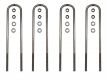 ICON 2011-2024 Ford F-250/F-350 Super Duty, Rear, 19” U-Bolt Kit