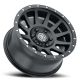 ICON Alloys Compression, Satin Black, 17 x 8.5 / 6 x 5.5, 25mm Offset, 5.75" BS